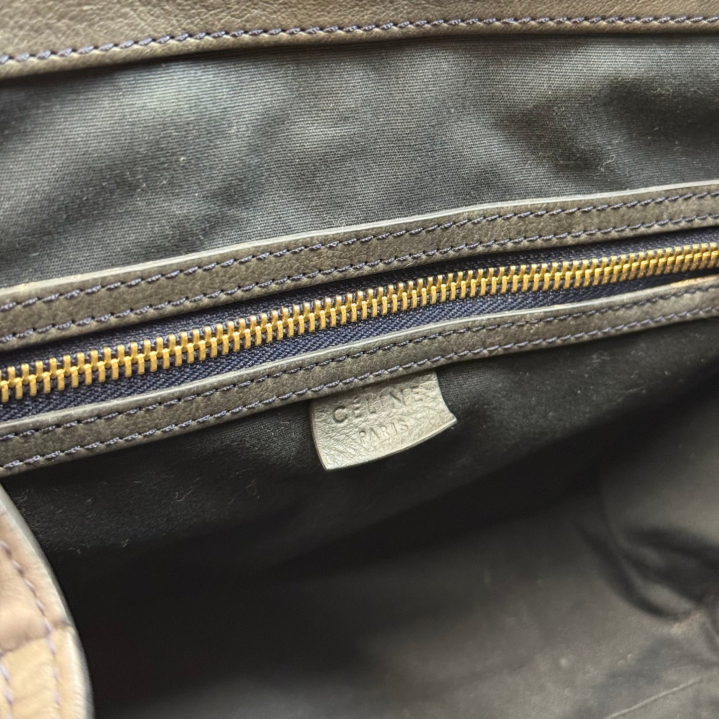 Celine shopping denim triomphe