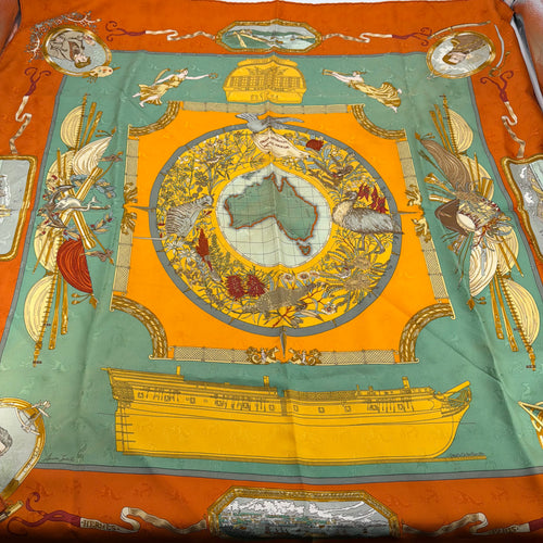 Hermès Carré «  Le Géographe »