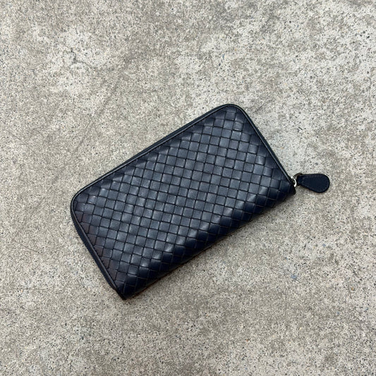 Bottega Veneta À Fermeture Zippée Intrecciato