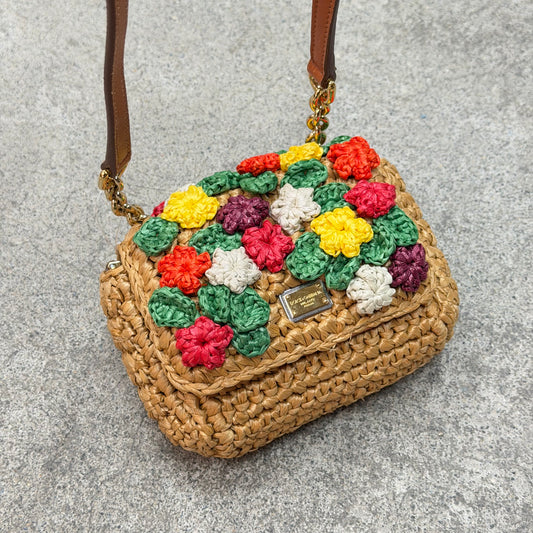 Dolce Gabanna mini raphia