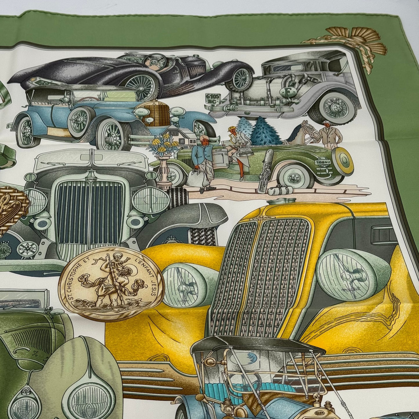 Hermès Carré "ST.CHRISTOPHE et L'ENFANT JÉSUS"