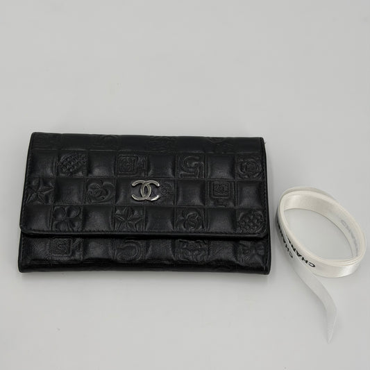 Portefeuille Chanel symboles