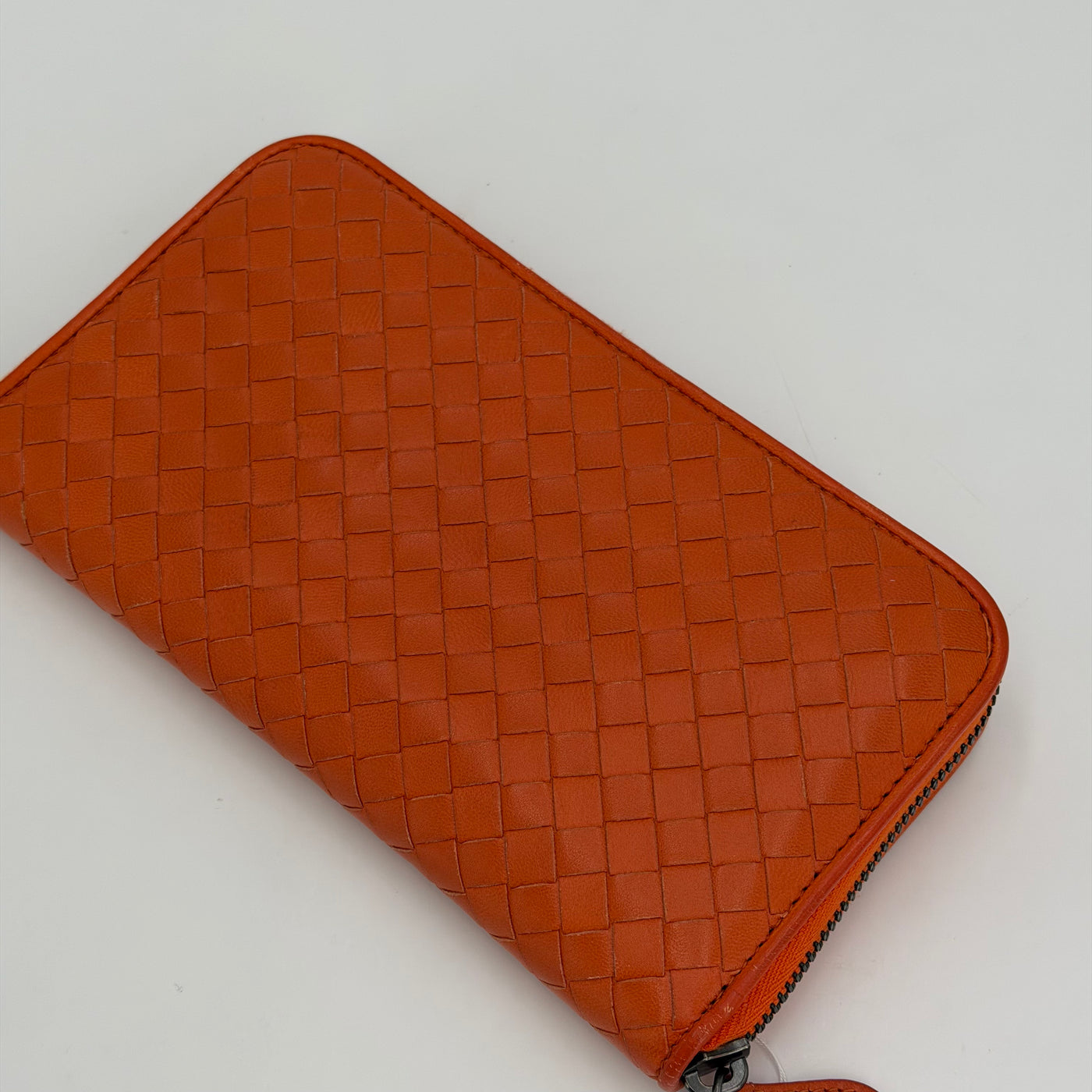 Portefeuille Bottega Veneta orange