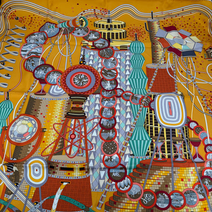 Hermès carré “le laboratoire du temps”