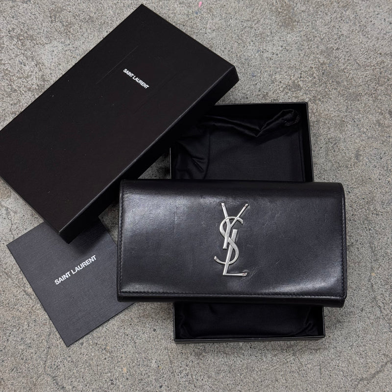 Saint Laurent portefeuille rabat