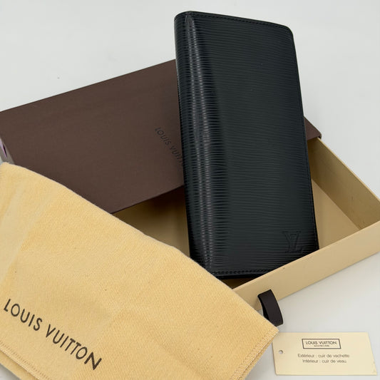 Louis Vuitton portefeuille épi noir