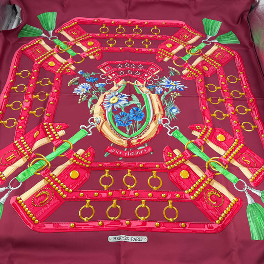 Hermès carré "Aux champs" 