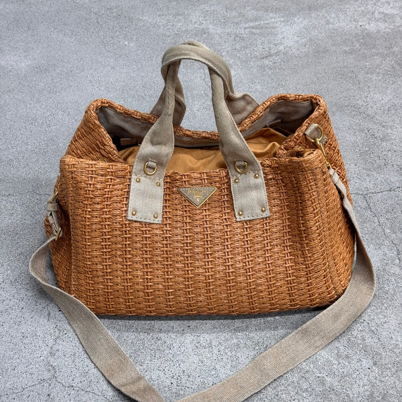 Prada Canapa Raphia