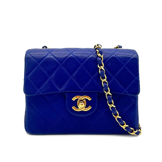 Chanel Mini Square - Navy