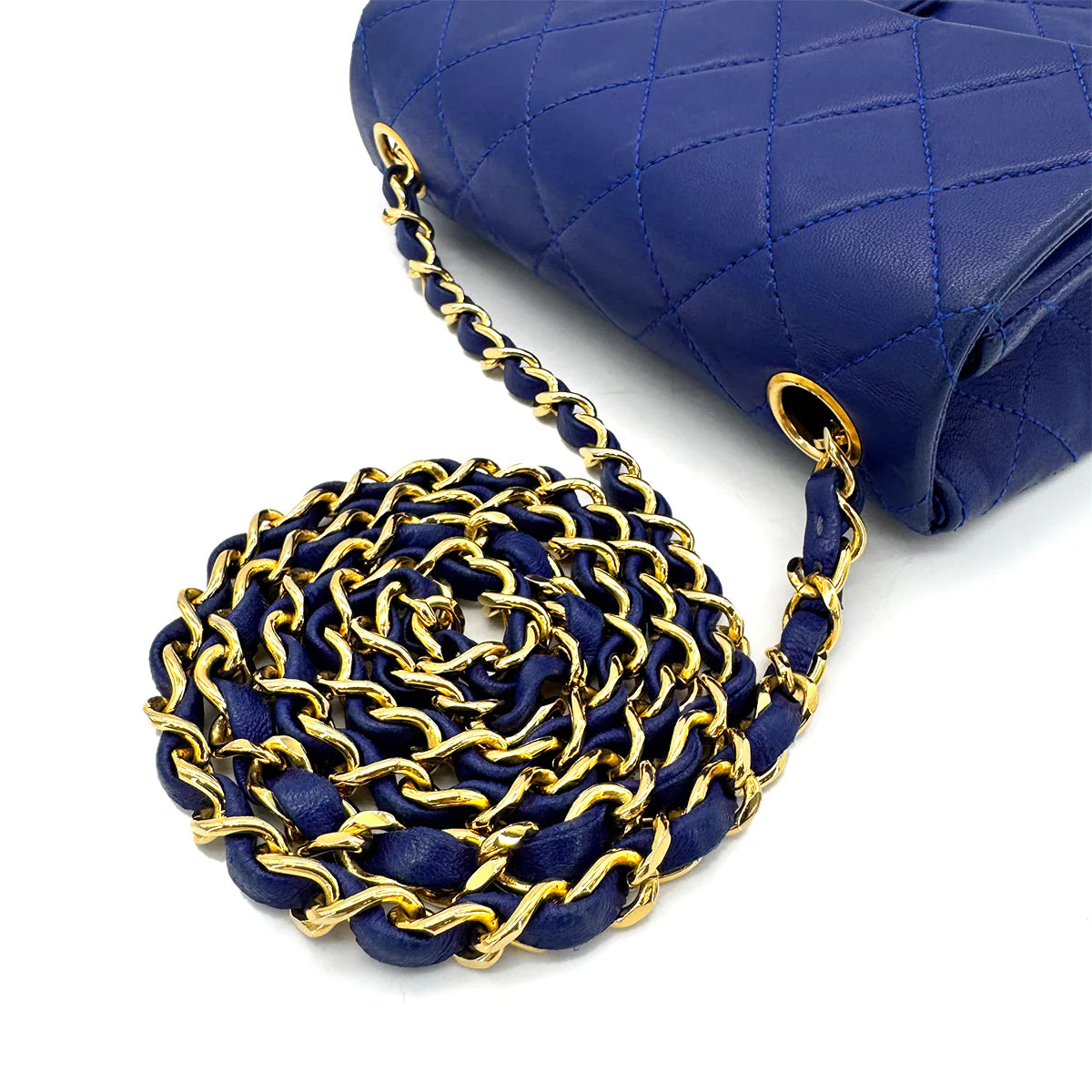 Chanel Mini Square - Navy