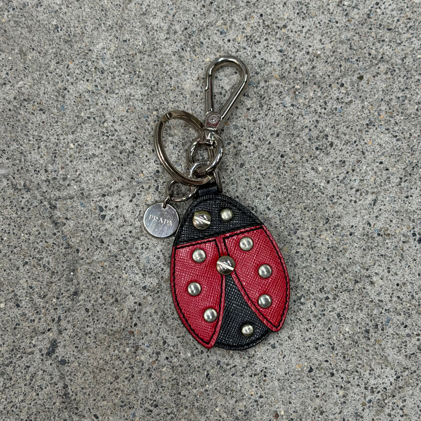 Prada Coccinelle bag charm