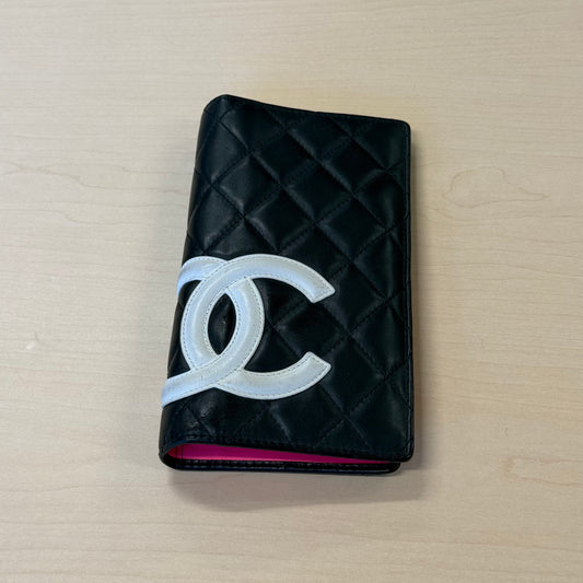 Chanel portefeuille Cambon noir et blanc