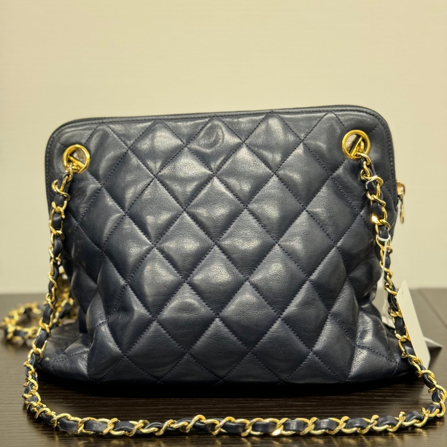 Chanel sac bleu marine