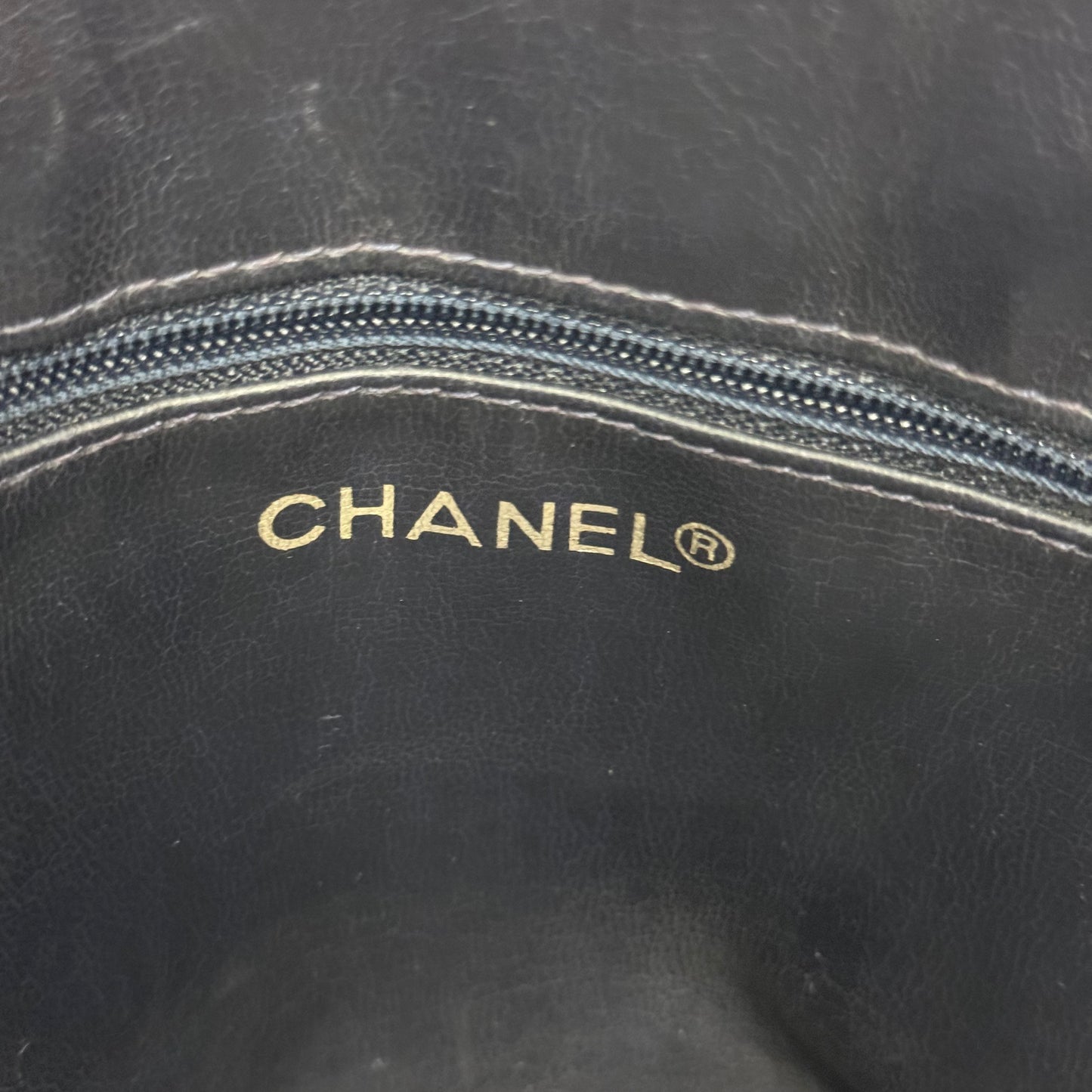 Chanel sac bleu marine