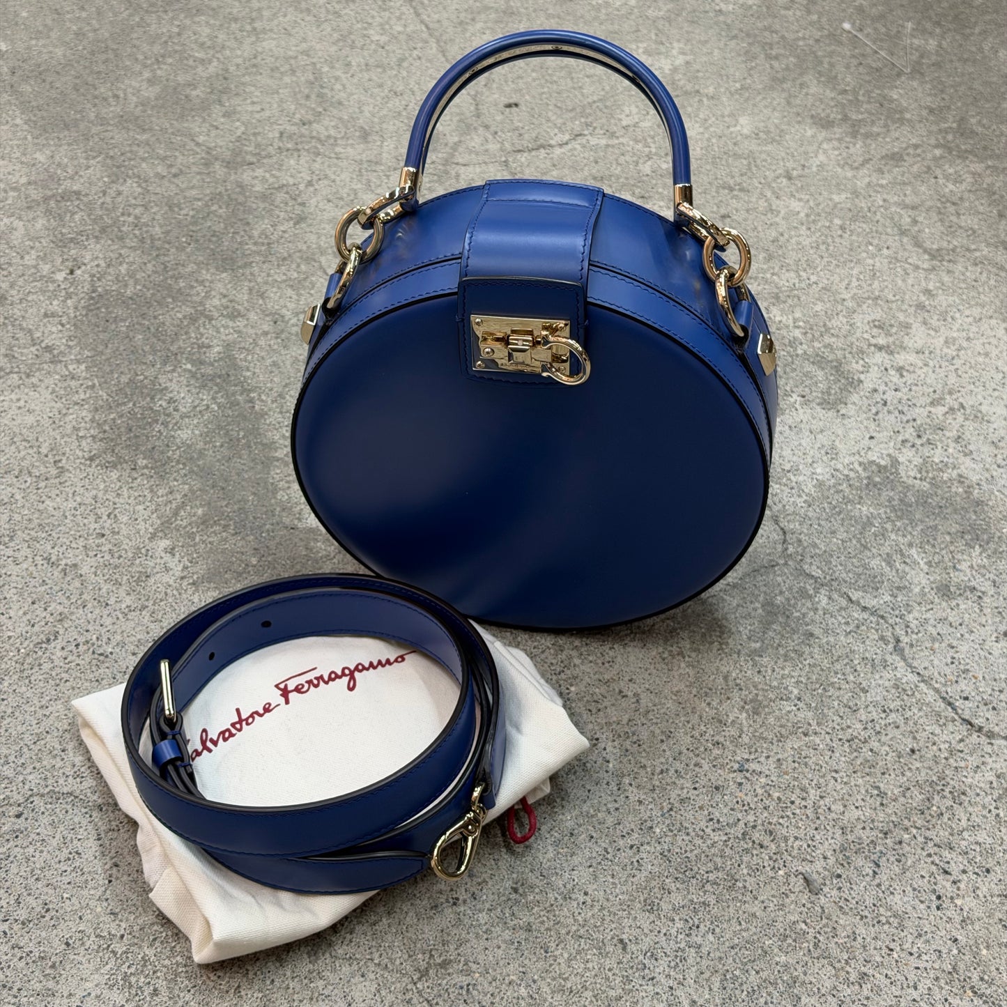 Salvatore Ferragamo Round Studio bag