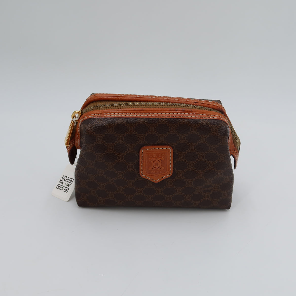 Celine pochette Macadam en cuir