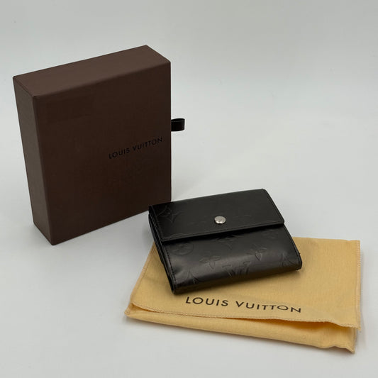 Louis Vuitton Portefeuille compact mat