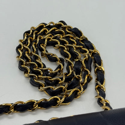 Chanel jumbo caviar navy