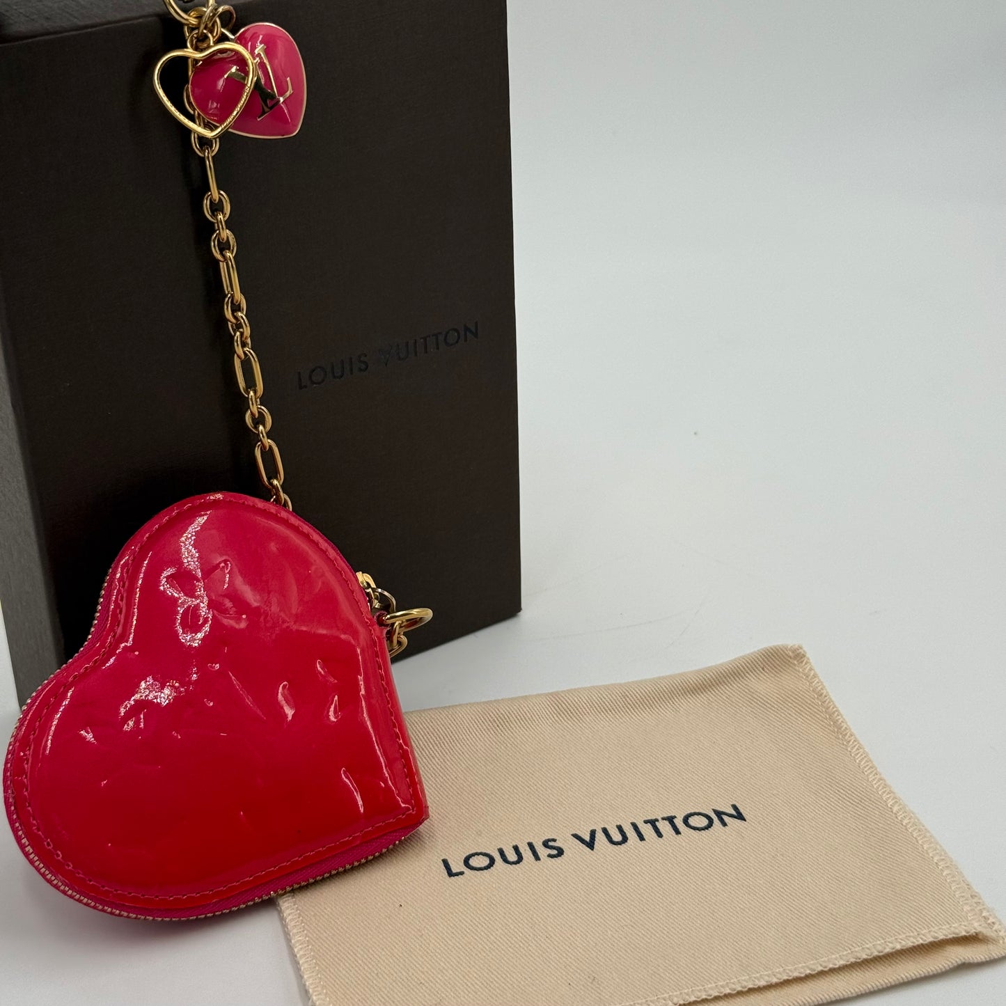 Louis Vuitton Bag Charm Fushia