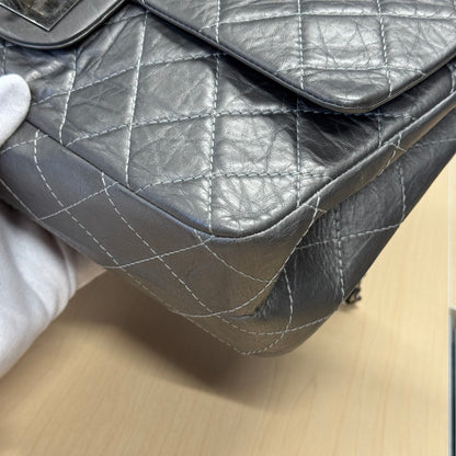 Chanel 2.55 Gris argent GM