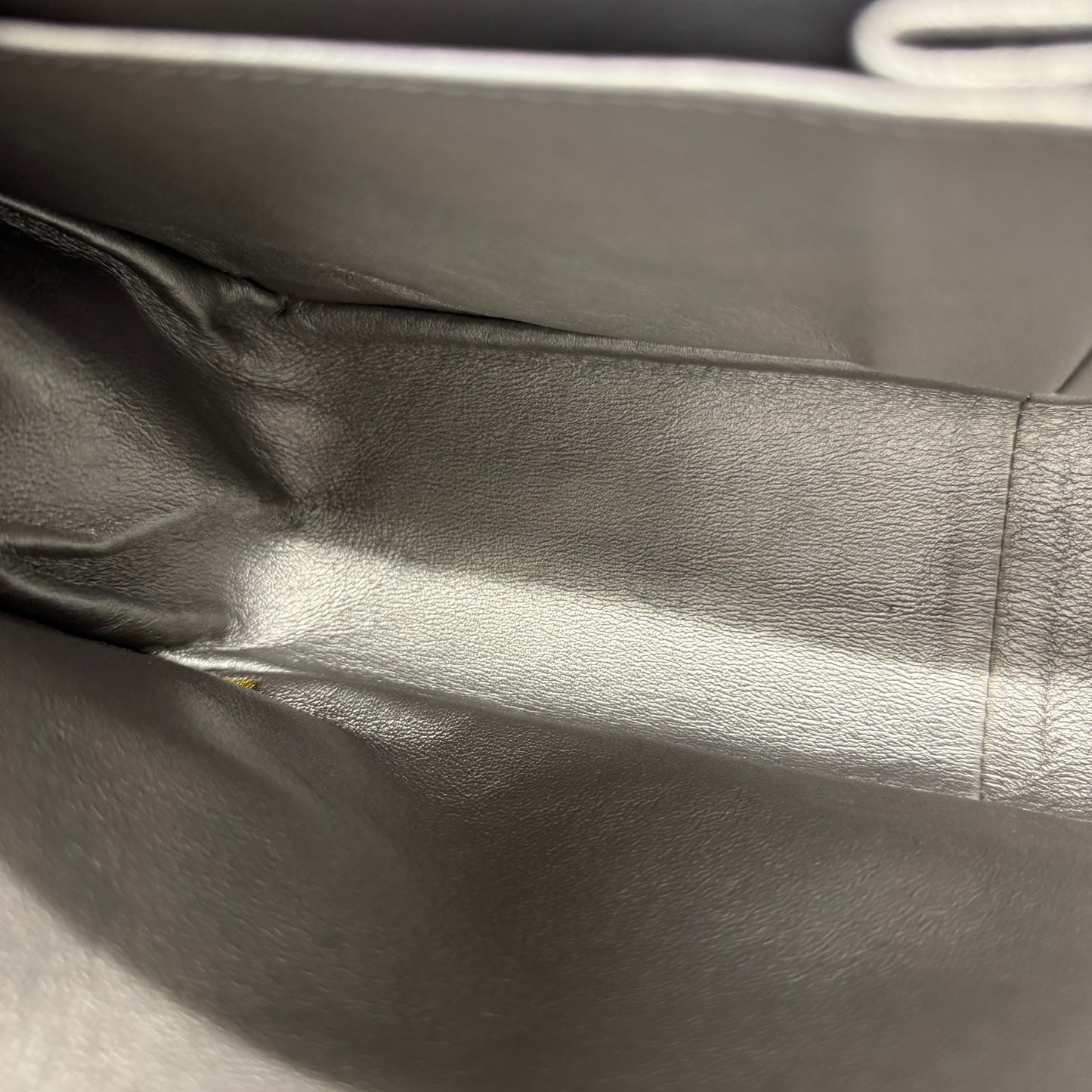 Chanel 2.55 Gris argent GM