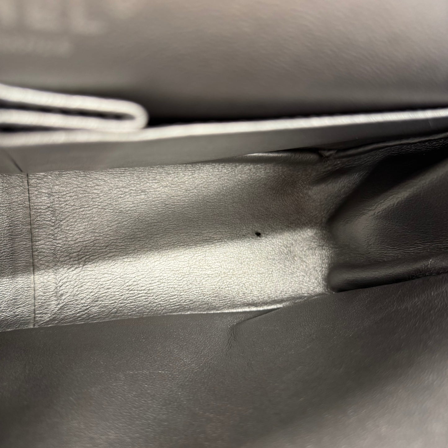 Chanel 2.55 Gris argent GM