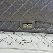 Chanel 2.55 Gris argent GM
