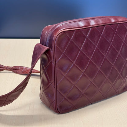Chanel caméra Bordeaux