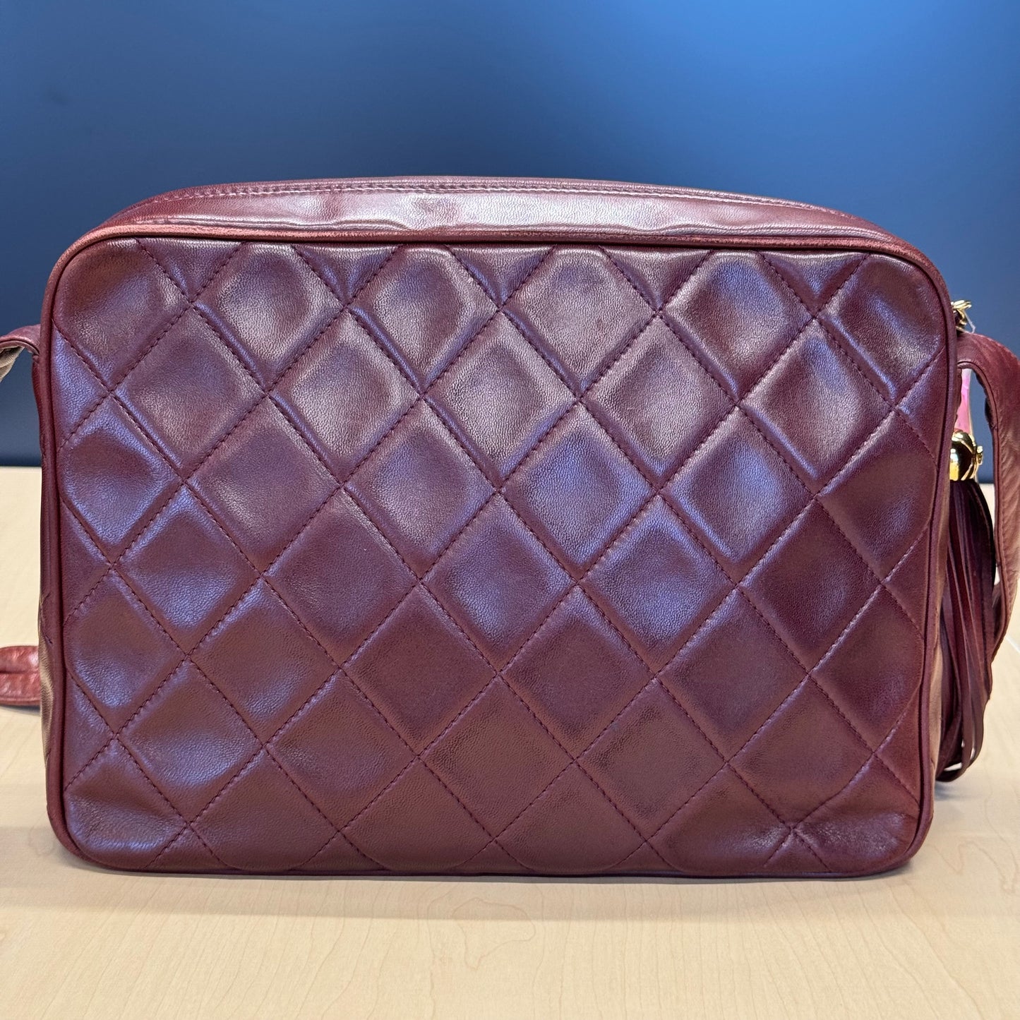 Chanel caméra Bordeaux