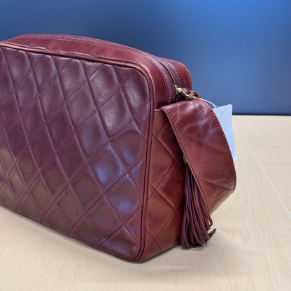 Chanel caméra Bordeaux