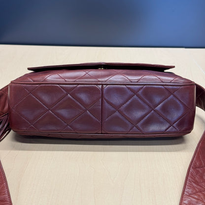 Chanel caméra Bordeaux