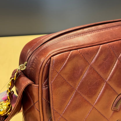 Chanel caméra Bordeaux