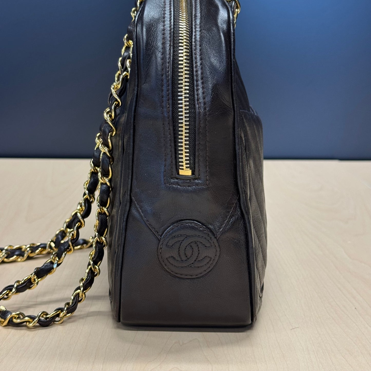 Chanel Camera chevrons