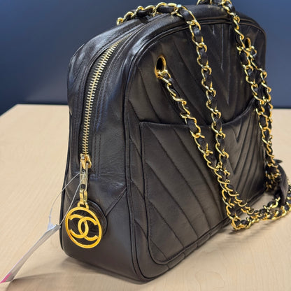 Chanel Camera chevrons