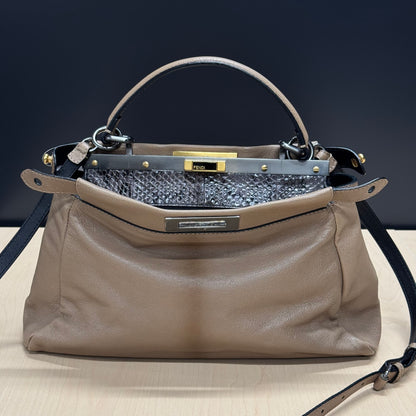 Fendi peekaboo MM soft camel