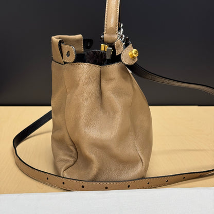 Fendi peekaboo MM soft camel