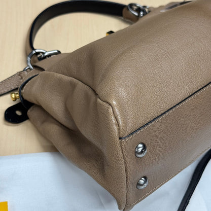 Fendi peekaboo MM soft camel