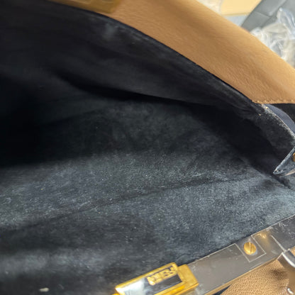 Fendi peekaboo MM soft camel