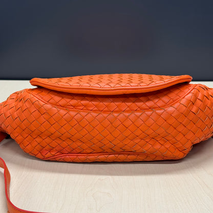 Bottega Veneta besace orange