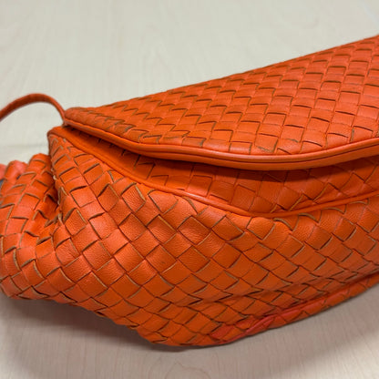 Bottega Veneta besace orange