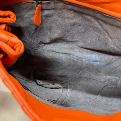 Bottega Veneta besace orange