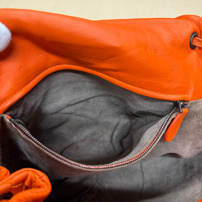 Bottega Veneta besace orange