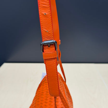 Bottega Veneta besace orange