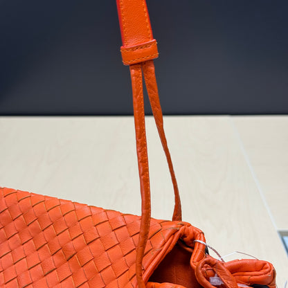 Bottega Veneta besace orange