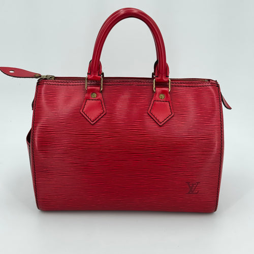 Louis Vuitton speedy 25 épi rouge