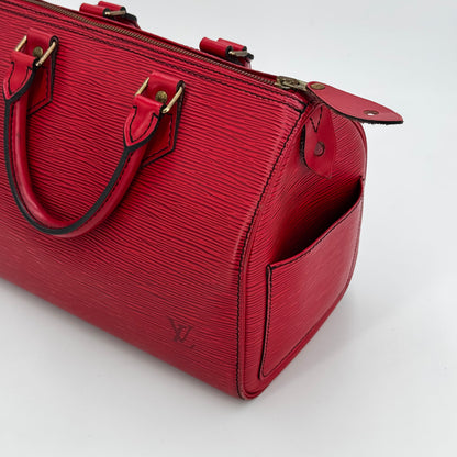 Louis Vuitton speedy 25 épi rouge