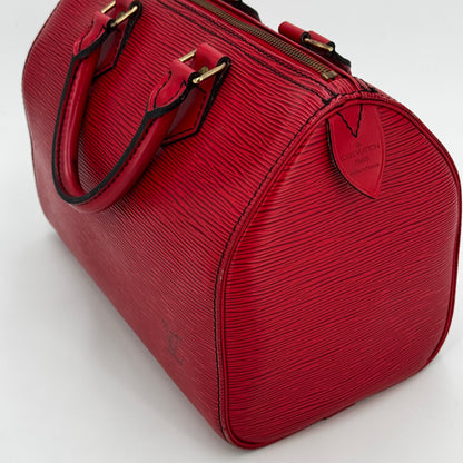 Louis Vuitton speedy 25 épi rouge