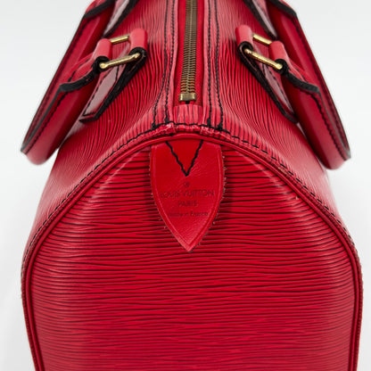 Louis Vuitton speedy 25 épi rouge