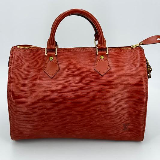 Louis Vuitton speedy 30 épi camel