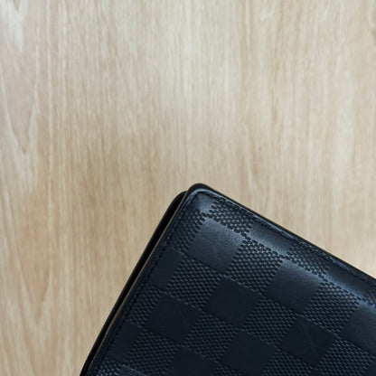 Portefeuille LV damier noir